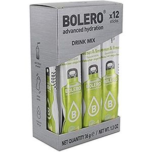 Bolero Drink Sticks Getränkepulver, 12 x 3 g Sachets (Limette)
