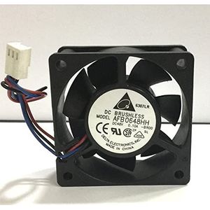 Original AFB0648HH DC48V 0.10A 6025 3line switch cooling fan