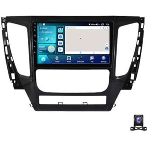 Android 13 Auto Stereo Voor Mitsubishi Pajero 2016~2018 Autoradio Bluetooth 2 DIN 9'' Touchscreen Car Radio Ondersteunt Achteruitrijcamera/GPS-Navigatie/Car Play,4 core m150s 2g+32g