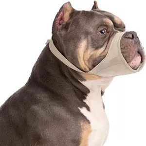STERK draad metalen snuit mand hondensnuit Rottweiler, Mastiff Golden Retriever & andere (TR, Gevlekte/Zwarte leer