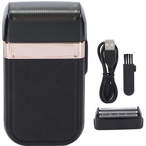 YUYTE Elektrisch foliescheerapparaat 2-in-1 voor twee doeleinden, laag geluidsniveau, titaniumfolie, elektrisch scheerapparaat, kapper, professioneel scheerapparaat voor kapper en kapper, elektrisch scheerapparaat voor baard en haar, scheerfolie