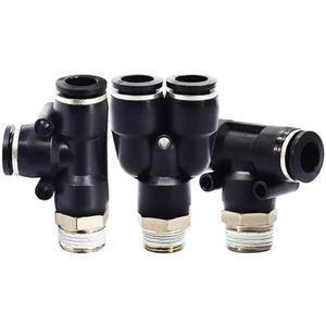 Driewegschroefdraad Quick PD 4 mm 6 mm 8 mm 10 mm 12 mm trachea connector 1 stuks (5)