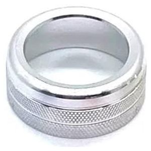 Airconditioning schakelaars Achteruitkijkspiegel Afstelknop Knopafdekking Voor Stoel Voor Ibiza 2018 2019 2021 2022(ZILVER)