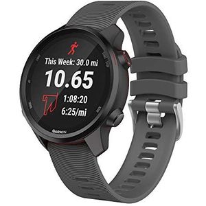 ISABAKE Horlogeband voor Garmin Forerunner 245/645, Vivoactive 3, Vívomove HR - 20mm Siliconen Polsbandjes Armbanden