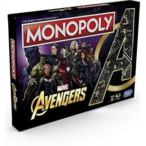 Hasbro Avengers Board Game Monopoly *English Version* Marvel games accessories