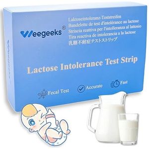 Weegeeks - Lactose-intolerantie Test - Lactase Activiteitstest Kit - Betrouwbaar en Snel Thuis Te Gebruiken