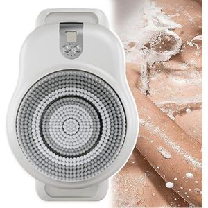 Elektrische Doucheborstel, Aan De Muur Te Bevestigen Rugborstel, Oplaadbare RugexfoliëRende Badborstel, 2 Snelheidsinstellingen, Waterdicht