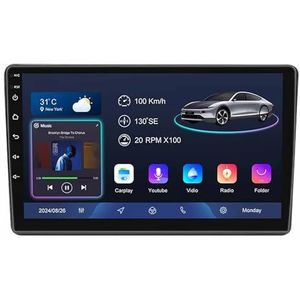 Android 14 9 Inch Touchscreen Autoradio 2 Din voor Citroen Berlingo 2008-2019 met CarPlay & Android Auto Stuurbediening GPS Navigatie AHD Backup Camera Bluetooth (YS20 (4+32G))