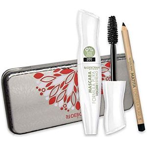 PURA Mascara Black + Eye Pencil Black + Tin Box
