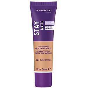 Rimmel London - Stay Matte Liquid Mousse Foundation - 30ml - 201 Classic Beige