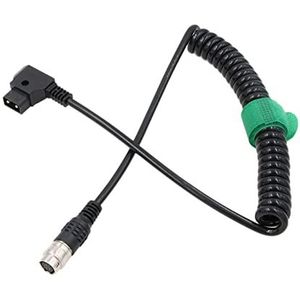 HangTon Stroomkabel voor Fujinon Nikon Canon B4 ENG 2/3 ""Lens Servo D-Tap naar Hirose 12 Pin Vrouwelijke Gerolde