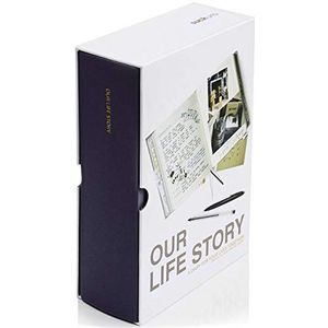 Suck UK My Life Story Journal and Personal Diary/kookboek voor familierecepten en kookdagboek, mijn reisdagboek, onze levensgeschiedenis Our Life Story. zwart