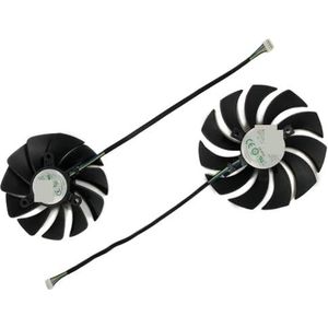 2 stuks GAA8S2U GA92S2U, GPU-koeler, videoventilator voor ZOTAC voor GAMING RTX 3070 voor Twin voor Edge ZT-A30700E-10P, RTX3060Ti AMP White Edition