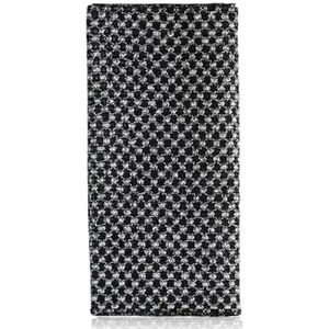 Peeling-handdoeken, rugscrub voor de douche, peeling-lichaamsreiniger, Koreaans, Japans en Afrikaans, zacht, dode huid, badkameraccessoires (zwart)