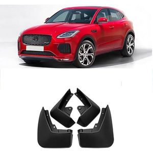 4 stuks spatlappen voor Jaguar E-PACE 2017-2021, spatlappen voor voor- en achterwielen, waterdichte spatbordbescherming, winterbescherming tegen sediment