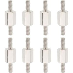 eMagTech 8 stuks vloeibare CPU koeler schroef CPU koeler retrofit kit CW-8960091-ABS compatibel met Corsair 115x 1700 processors zilver