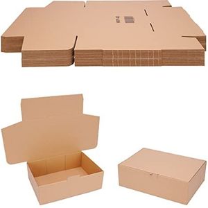 verpacking 50 verzenddozen - 310 x 215 x 100 mm - kleine dozen voor verzending vouwdozen - maten en hoeveelheid naar keuze - karton