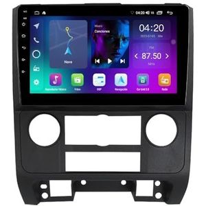Android 14 Autoradio Stereo voor F-ord Escape (2007-2012)9 Inch Touchcreen Multimedia Speler met Draadloze Carplay Android Auto 2 Din GPS Navigatie FM RDS Bluetooth 5G-WiFi SWC DSP,M400s