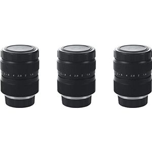 Bdfhjln 3 x televisielens/CCTV Lens voor camera C Mount 25 mm F1.4 in zwart