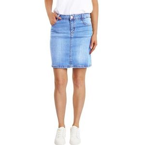 Fraternel dames jeans rok kort potlood stretch Lichtblauw L