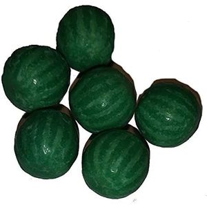 Kauwgom ballen losse bubble gum watermeloen met sproeiekern kauwgom ca. 26 mm 1 kg (€14,99 / kg)