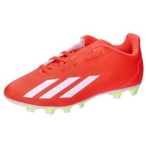 adidas Unisex Performance Football Boots voor kinderen, Solar Red Cloud White Team Solar Yellow 2, 37 1/3 EU