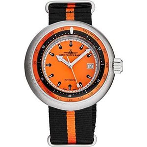 Zeno-Watch - polshorloge - heren - Deep Diver Tachymeter oranje - 500-i5