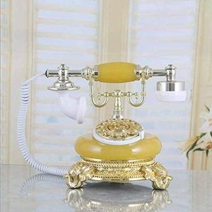Telefoon Thuis Telefoon Antieke Roterende Telefoon Metalen Draaiknop Europese Antieke Telefoon Retro Vaste Telefoon Vaste Mechanische Ringtone (C)