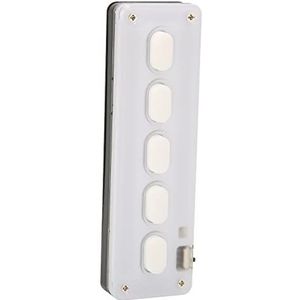 Bluetooth-toetsenbord, programmeerbaar laboratoriumtoetsenbord met dual-mode-verbinding Wit