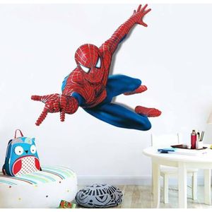 Winhappyhome Cartoon Spider-Man Kids Muurstickers voor Slaapkamer Woonkamer Koffie Winkel Achtergrond Verwijderbare Decor Decals