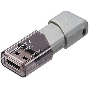 PNY Turbo USB 3.0 Flash Drive grijs 32 GB