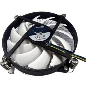 Ultradunne 1U alles-in-één CPU-koeler, 95 mm koperen kern, 115 x stil, 65 W