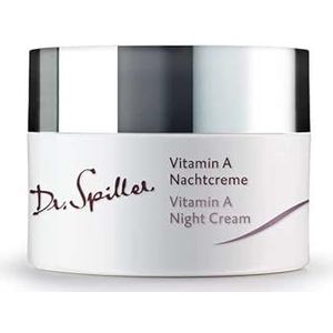 Dr. Spiller - Vitamine A nachtcrème | voor de veeleisende huid die nodig is voor regeneratie | werkt intensief gladmakend | met zonnebloempitten en jojoba-olie | 3 x 50 ml = 150 ml