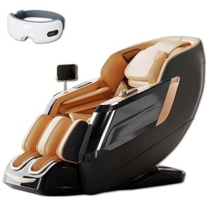 Full Body Massagestoel,SL Rail Met Verwarming Aanpasbare Modi Geschikt Voor Ouderen Recliners(Orange)