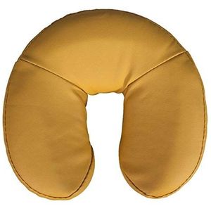 ZEN – Premium gezichtssteunkussen voor massagetafels – Hoofdkussen van zacht schuim met kunstleren bekleding – Hoofdeindkussen voor schoonheids therapie- en behandeltafels – Massageaccessoire Geel