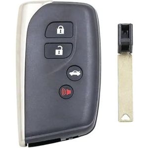 autosleutel behuizing Voor Lexus Nieuw Model 2016 2017 2018 2019 4 Knop Afstandsbediening Sleutelbehuizing Slimme Autosleutelbehuizing Cover Autosleutel Cover Shell(4 Buttons)