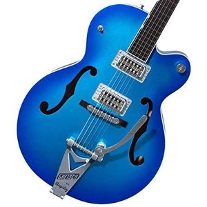 Gretsch G6120T-HR Brian Setzer Hot Rod Hollow-Body Bigsby Candy Blue Burst - Semi-akoestische Custom gitaar