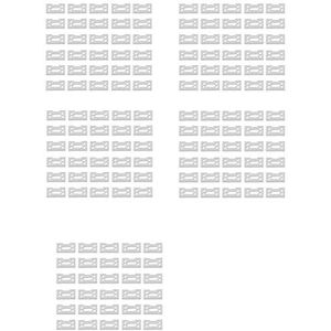 Goufride 150Pcs 28 Tanden Zirconia Keramische Clipper Blade Voor Senior Clipper