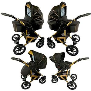 XTrallex kinderwagen babyzitje 2-in-1 3-in-1 Isofix 6 designkleuren van Lux4kids Gold 06 2-in-1 zonder babyzitje