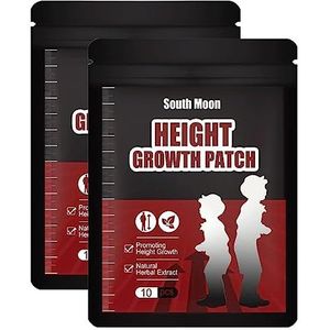 Pisheng Kruidenhoogte toenemende voetpatch, bevordert botgroei en vertraagde botsluiting, Unisex-Kids, 20 stuks