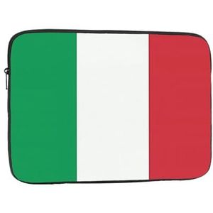 Laptop Case Italië Vlag Laptop Sleeve Shockproof Beschermende Notebook Case Met Rits Aktetas Dragen