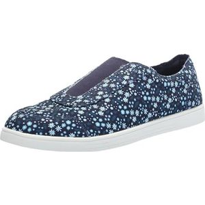 Spenco Dames Santa Maria Sneaker, Navy Bloemen, 2.5 UK