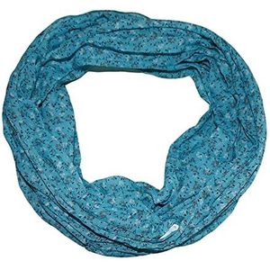ACC Bloemen dames loop sjaal bloemen zijden sjaal zijden sjaal colsjaal sjaal doek zijden doek, bloemen sky blue