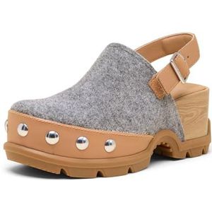 Sorel Dames Roam'n Clog Vilt, Tawny Buff/Gum 2, 8.5 UK