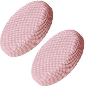 Kruk Hoes, Krukbeschermer Cover 1/2/4/6st Ronde Krukhoezen Oranent Barkrukken Hoes Stretch Barkruk Zitkussen Ronde Kussenovertrekken Elastische Voetenbank voor Thuis Winkel (Color : K, Size : 1p