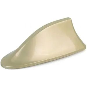 Audio- & videoantennes voor auto Auto Haaienvin Antenne Radio FM Signaal Voor Alle Auto's Antennes Auto Exterieur Styling Vervangende Onderdelen Autoradio Antenne(Golden)
