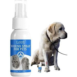 Wondspray voor honden - Honden Katten Wondspray Huidherstel | Bevordert huidgenezing Intensive Care Spray met natuurlijke formule voor honden en katten Shichangda