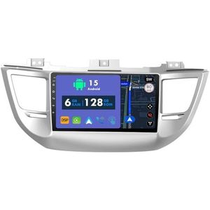 RoverOne Autoradio GPS voor Hyundai IX35 Tucson 2016 2017 2018 Carplay Android Auto Stereo Hoofdeenheid Bluetooth WiFi Radio Speler Sat Navigatie