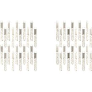 2 set 20 Stuks Lash Shampoo Borstels Cosmetische Lash Cleaner Peel Off Remover Tool Goud, Glod Goud