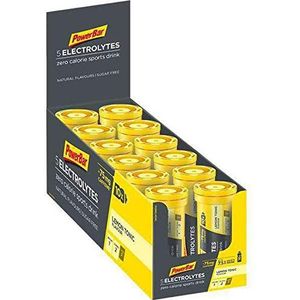 PowerBar 5Electrolytes Sports Drink, 12 x 10 Tabs (Lemon Tonic Boost + Coffein)